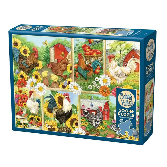 Cockadoodledo 500 Piece Jigsaw Puzzle Cobble Hill - for just $17.99! 