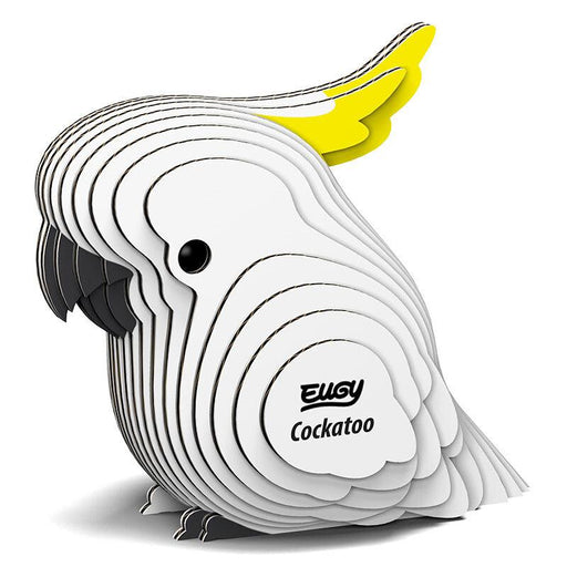 Cockatoo 3D Cardboard Model Kit Eugy - for just $11.99! 
