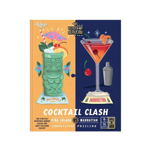 Cocktail Clash Set of 2 70 Piece Jigsaw Duel Puzzles Ridley - for just $14.99! 
