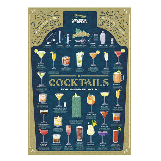 Cocktail Lover's 500 Piece Jigsaw Puzzle Ridley - for just $19.99! 