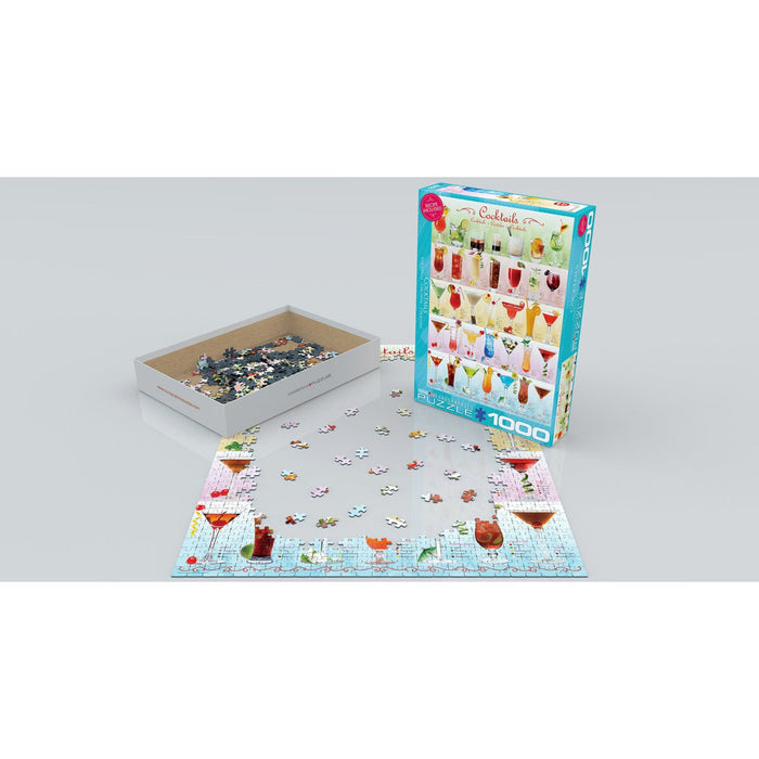 Cocktails 1000 Piece Jigsaw Puzzle Eurographics - for just $19.99! 