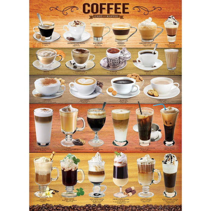 Coffee 1000 Piece Jigsaw Puzzle Eurographics - for just $19.99! 