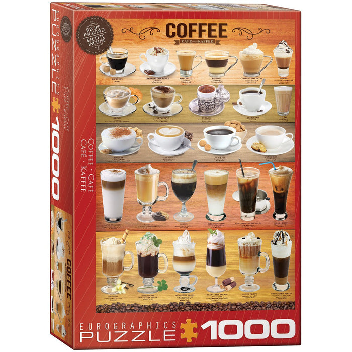 Coffee 1000 Piece Jigsaw Puzzle Eurographics - for just $21.99! 
