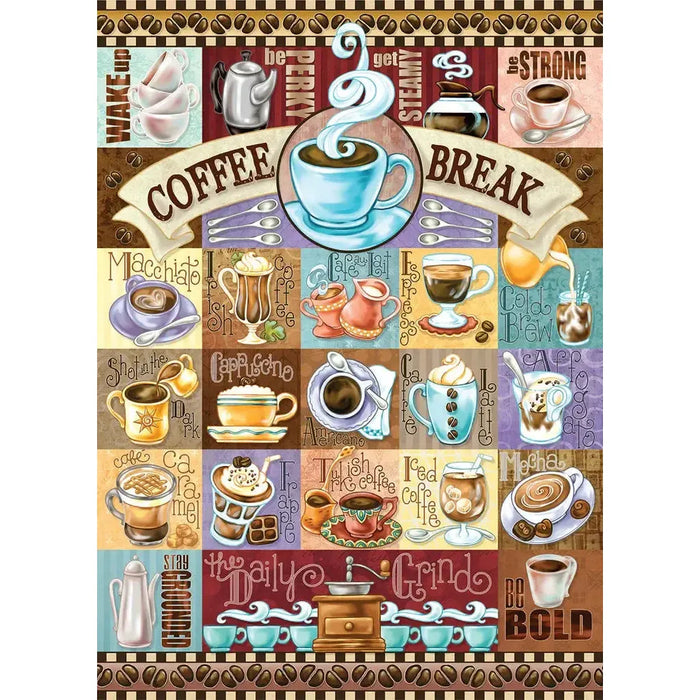 Coffee Break "Something's Amiss!" 1000 Piece Jigsaw Puzzle PuzzleTwist - for just $25.99! 