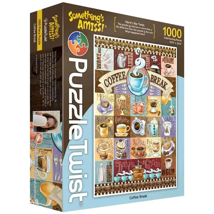 Coffee Break "Something's Amiss!" 1000 Piece Jigsaw Puzzle PuzzleTwist - for just $25.99! 