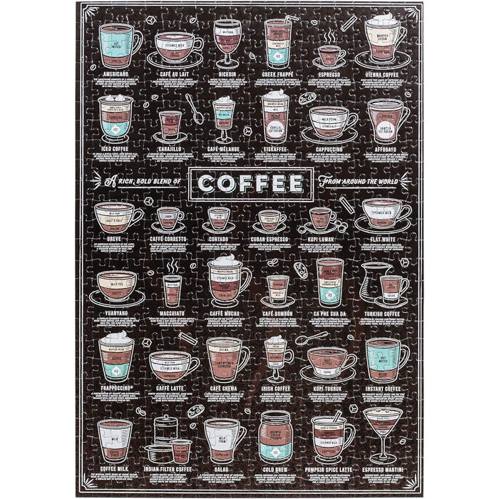 Coffee Lover's 500 Piece Jigsaw Puzzle Ridley - for just $19.99! 
