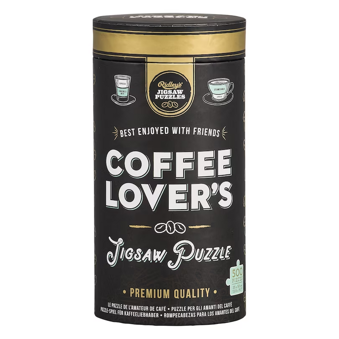 Coffee Lover's 500 Piece Jigsaw Puzzle Ridley - for just $19.99! 