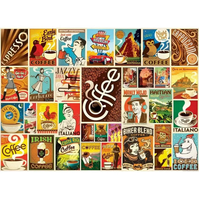 Coffee Lovers by Anderson Design 1000 Piece Jigsaw Puzzle MasterPieces - for just $17.99! 