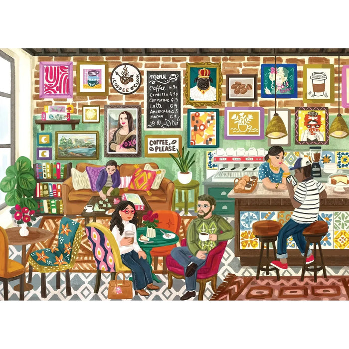 Coffee Please 1000 Piece Jigsaw Puzzle Cobble Hill - for just $19.99! 