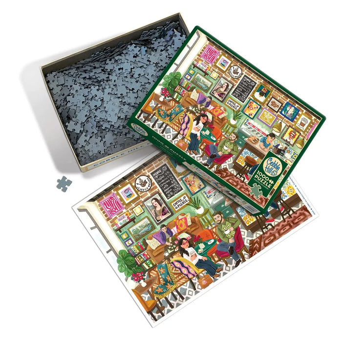 Coffee Please 1000 Piece Jigsaw Puzzle Cobble Hill - for just $19.99! 