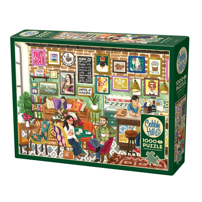 Coffee Please 1000 Piece Jigsaw Puzzle Cobble Hill - for just $19.99! 