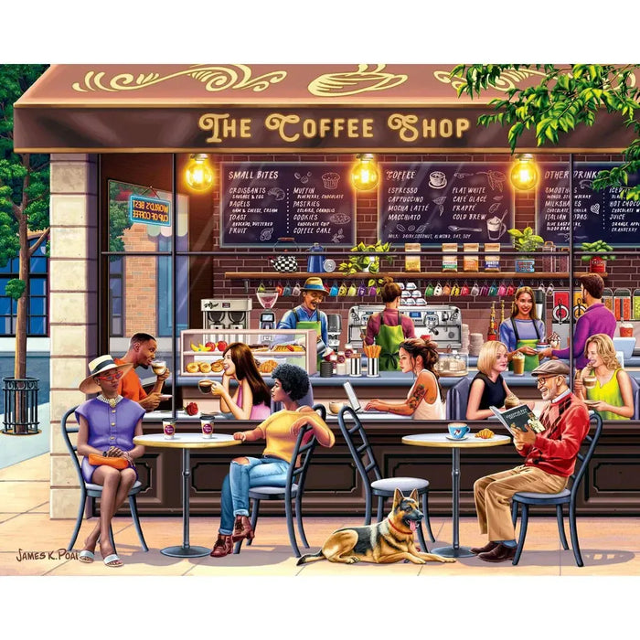 Coffee Shop 210 Piece Jigsaw Puzzle Boardwalk - for just $11.99! 
