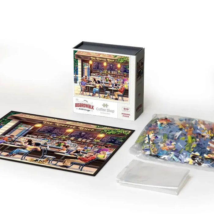 Coffee Shop 210 Piece Jigsaw Puzzle Boardwalk - for just $11.99! 