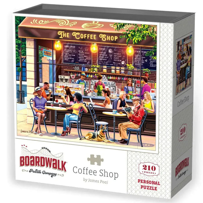 Coffee Shop 210 Piece Jigsaw Puzzle Boardwalk - for just $11.99! 