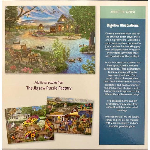 Coffee by the Lake Rest & Relax 500 Piece Jigsaw Puzzle Leap Year - for just $14.99! 