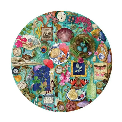 Collecting Nature 500 Piece Round Jigsaw Puzzle eeBoo - for just $26.99! 