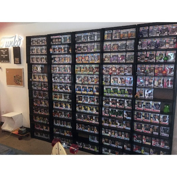 CLASSIC - Display Case for Funko Pops, Wall Mountable & Stackable Toy Shelf (Cardboard) - for just $34.99! 