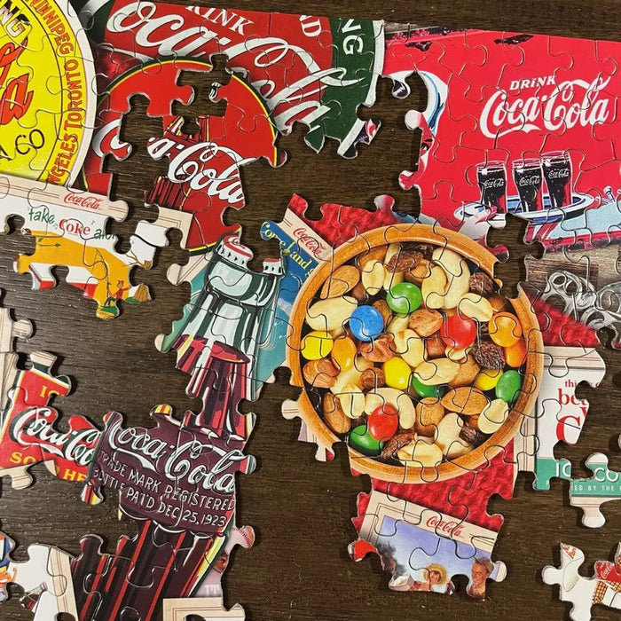 Collector's Table Coca-Cola 500 Piece Jigsaw Puzzle Springbok - for just $17.99! 