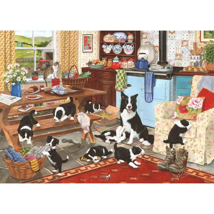 Collie Wobbles 1000 Piece Jigsaw Puzzle HOP - for just $24.99! 