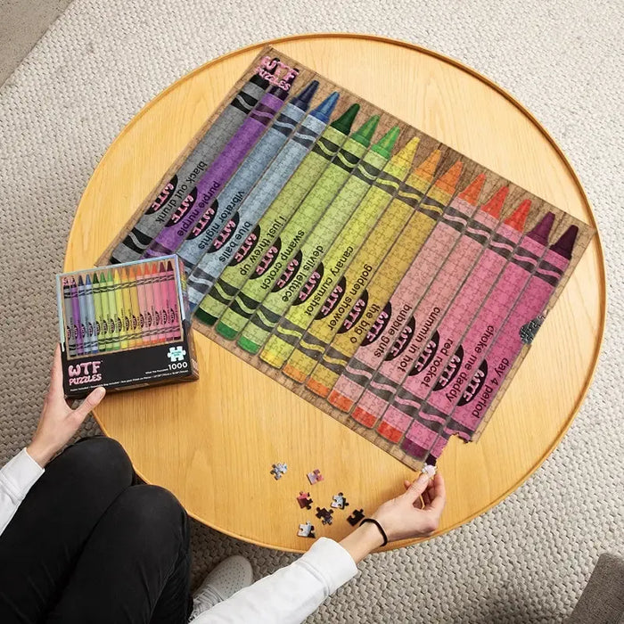 Colonoscopy Crayons 1000 Piece Jigsaw Puzzle WTF - for just $24.99! 