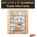 Color Flower vs Grayscale Dualities Sliding Wood Puzzle Trove - for just $10.99! 