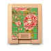Color Flower vs Grayscale Dualities Sliding Wood Puzzle Trove - for just $10.99! 