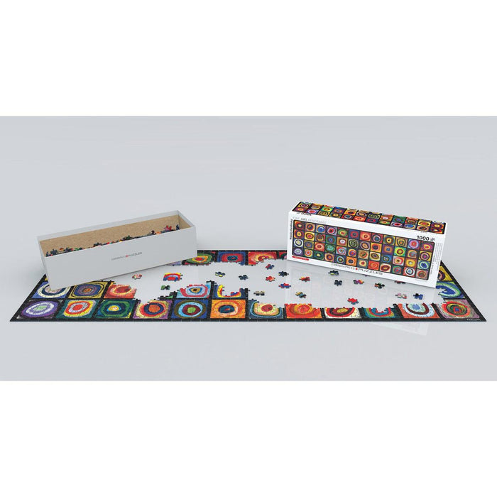 Color Study of Squares 1000 Piece Panoramic Jigsaw Puzzle Eurographics - for just $19.99! 