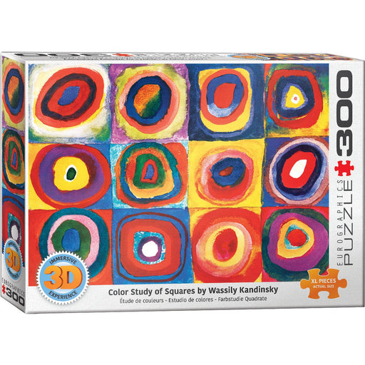 Color Study of Squares 300 Large Piece 3D Lenticular Jigsaw Puzzle Eurographics - for just $23.99! 