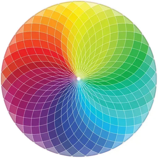 Color Wheel 1000 Piece Round Jigsaw Puzzle Peter Pauper - for just $19.99! 
