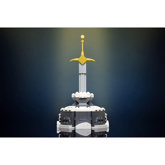Custom Sword in the Stone MOC made using LEGO elements (LEGO) - Premium Instructions - Just $99.99! Shop now at Retro Gaming of Denver