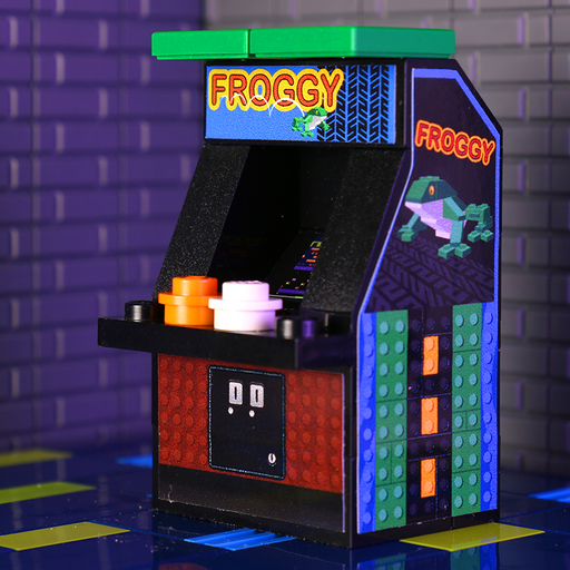 Froggy Arcade Machine made using LEGO parts (LEGO) - Premium Custom LEGO Kit - Just $9.99! Shop now at Retro Gaming of Denver