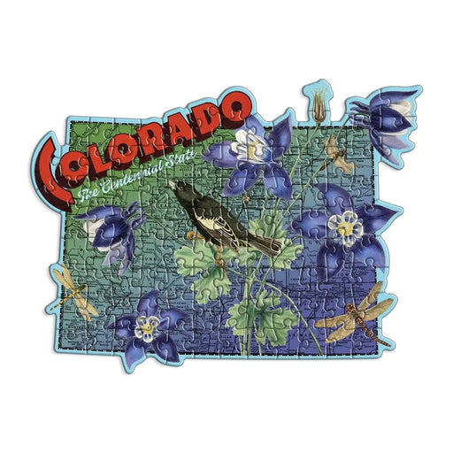 Colorado 100 Piece Mini Shaped Jigsaw Puzzle Galison - for just $7.99! 