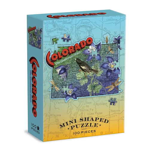 Colorado 100 Piece Mini Shaped Jigsaw Puzzle Galison - for just $7.99! 