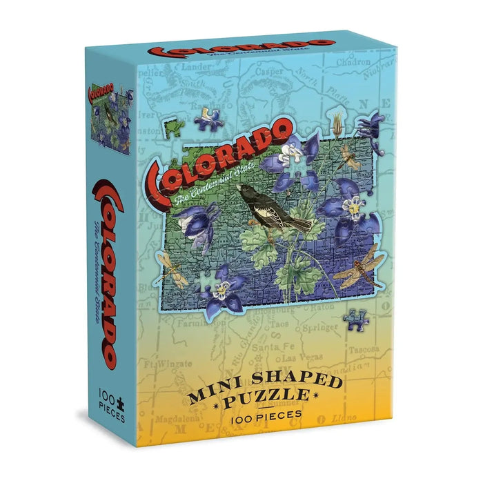 Colorado 100 Piece Mini Shaped Jigsaw Puzzle Galison - for just $7.99! 