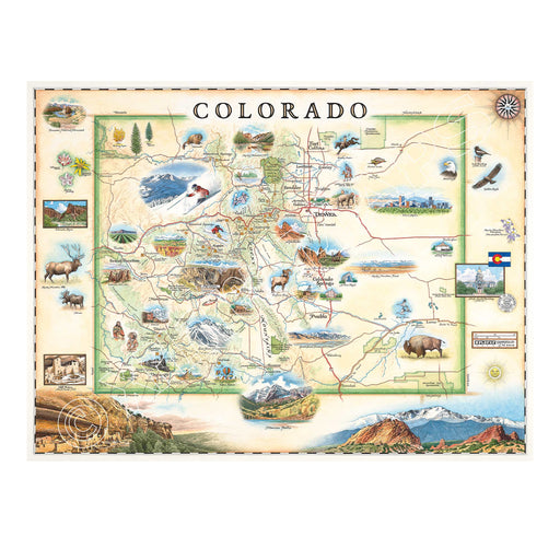 Colorado 1000 Piece Jigsaw Puzzle Xplorer Maps - for just $24.99! 