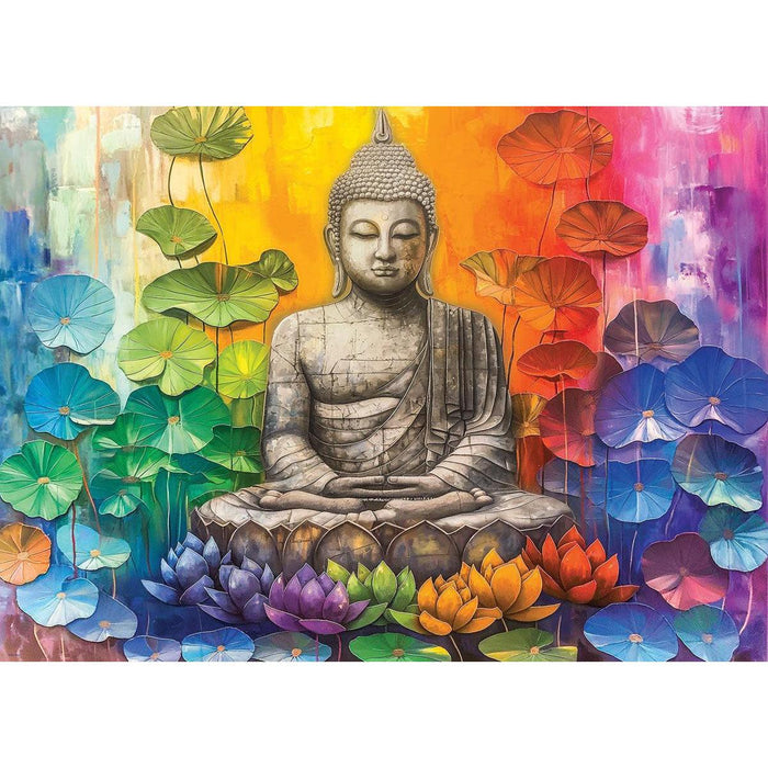 Colorful Buddha 1000 Piece Jigsaw Puzzle Eurographics - for just $19.99! 