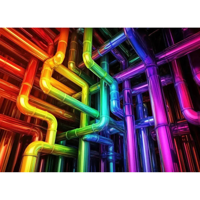 Colorful Chrome 1000 Piece Jigsaw Puzzle Snappy - for just $34.99! 