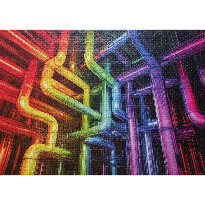 Colorful Chrome 1000 Piece Jigsaw Puzzle Snappy - for just $34.99! 