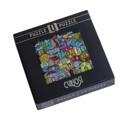 Colorful City 72 Piece Pocket Jigsaw Puzzle Curiosi - for just $9.99! 