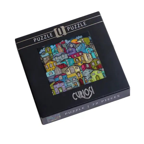 Colorful City 72 Piece Pocket Jigsaw Puzzle Curiosi - for just $9.99! 