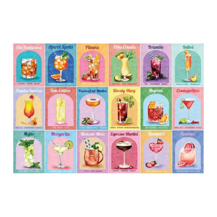 Colorful Cocktails 1000 Piece Jigsaw Puzzle HOP - for just $24.99! 
