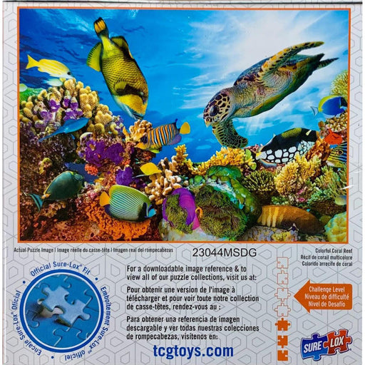 Colorful Coral Reef Puzzler's Choice 300 Piece Jigsaw Puzzle Sure Lox - for just $14.99! 