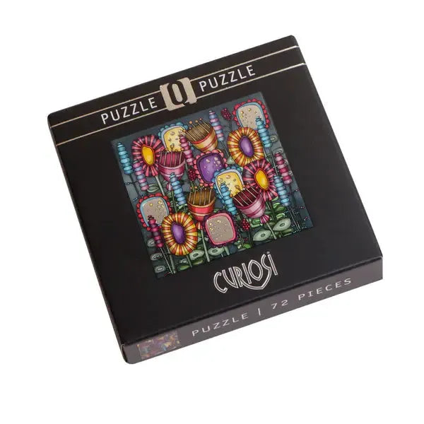 Colorful Flowers 72 Piece Pocket Jigsaw Puzzle Curiosi - for just $9.99! 