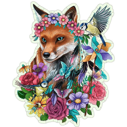Colorful Fox 150 Piece Wood Jigsaw Puzzle Ravensburger - for just $29.99! 