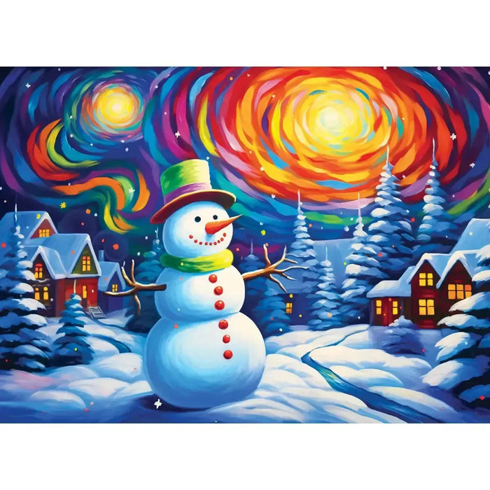 Colorful Frosty 500 Piece Jigsaw Puzzle Eurographics - for just $17.99! 