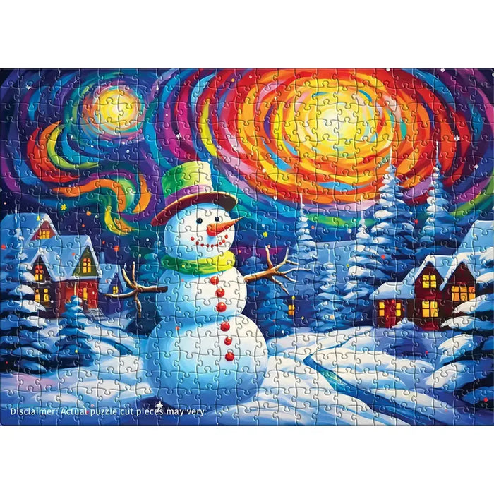 Colorful Frosty 500 Piece Jigsaw Puzzle Eurographics - for just $17.99! 