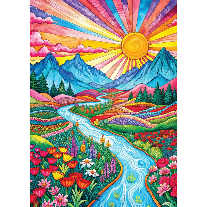 Colorful Highlands 1000 Piece Jigsaw Puzzle Enjoy - for just $24.99! 