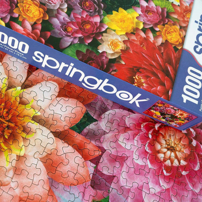 Colorful Koi Pond 1000 Piece Jigsaw Puzzle Springbok - for just $19.99! 