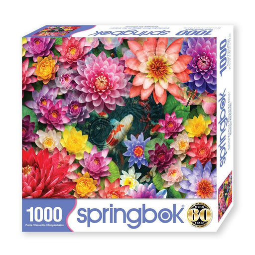 Colorful Koi Pond 1000 Piece Jigsaw Puzzle Springbok - for just $19.99! 