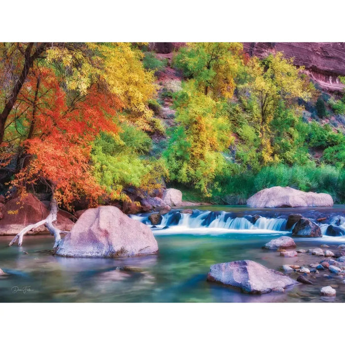 Colorful Landscape 500 Piece Soft Touch Jigsaw Puzzle Crown Point - for just $19.99! 